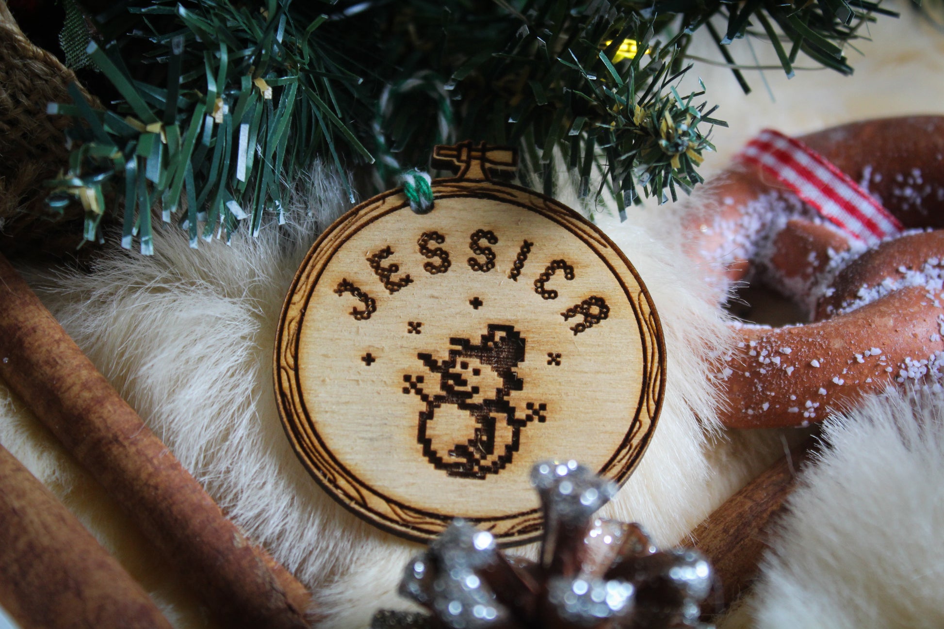 Embroidery Hoop Bauble image 4