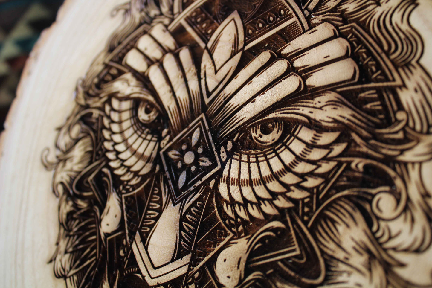 Wolf Log Slice image 2