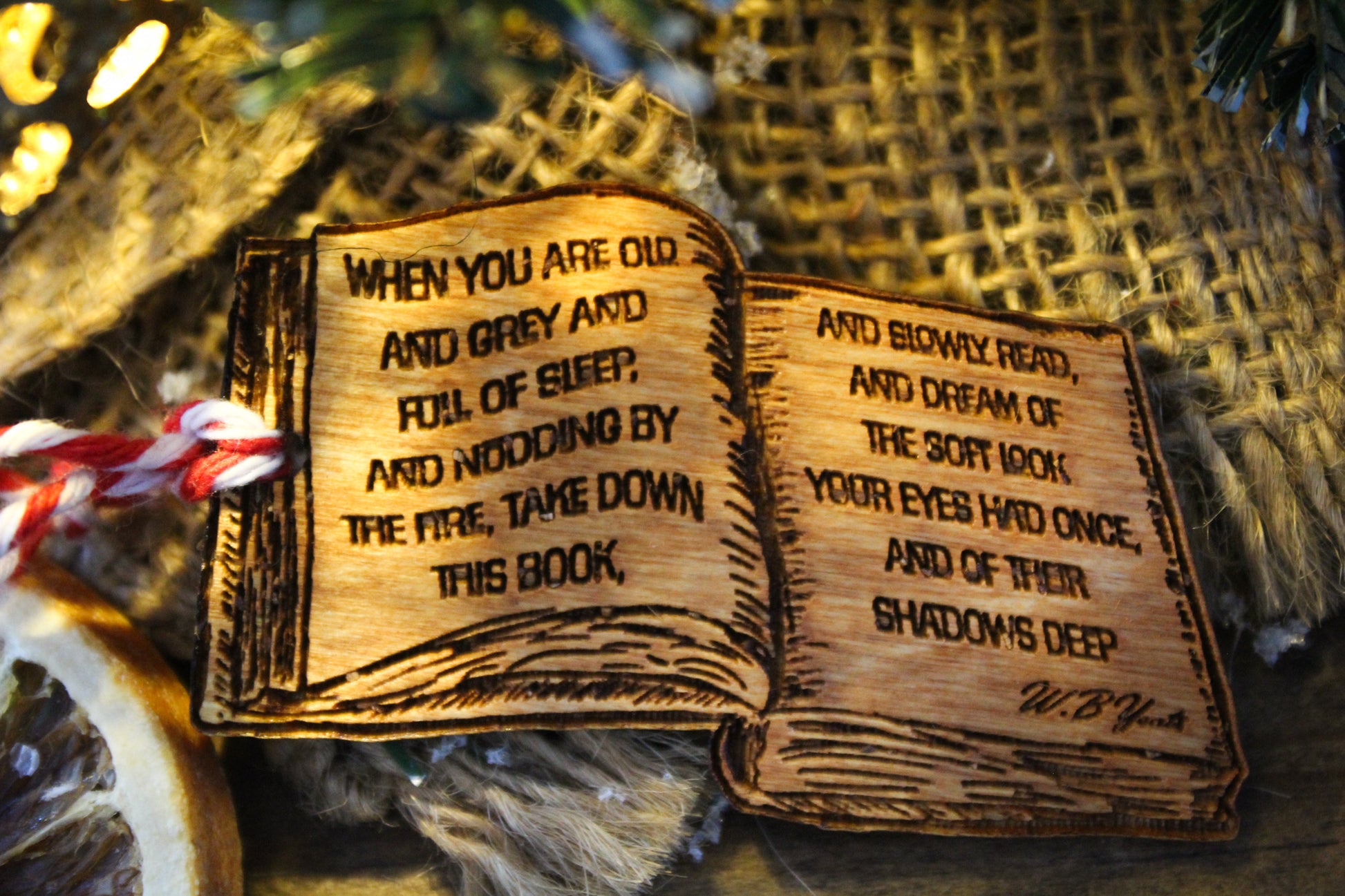 W.B. Yeats Bauble image 3