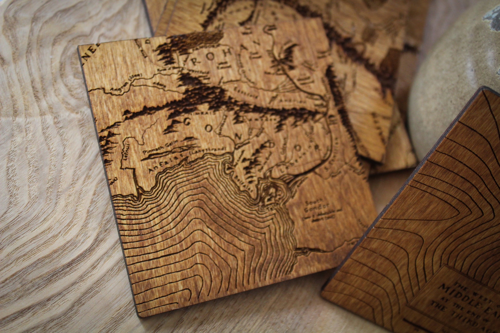 Middle-Earth Map Coasters image 8
