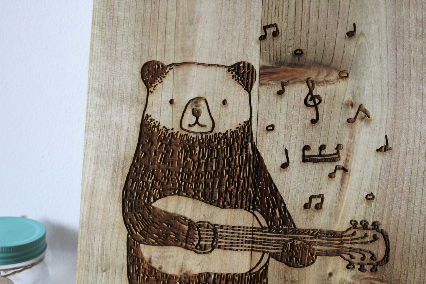 Guitar Bear Panel Art image 1