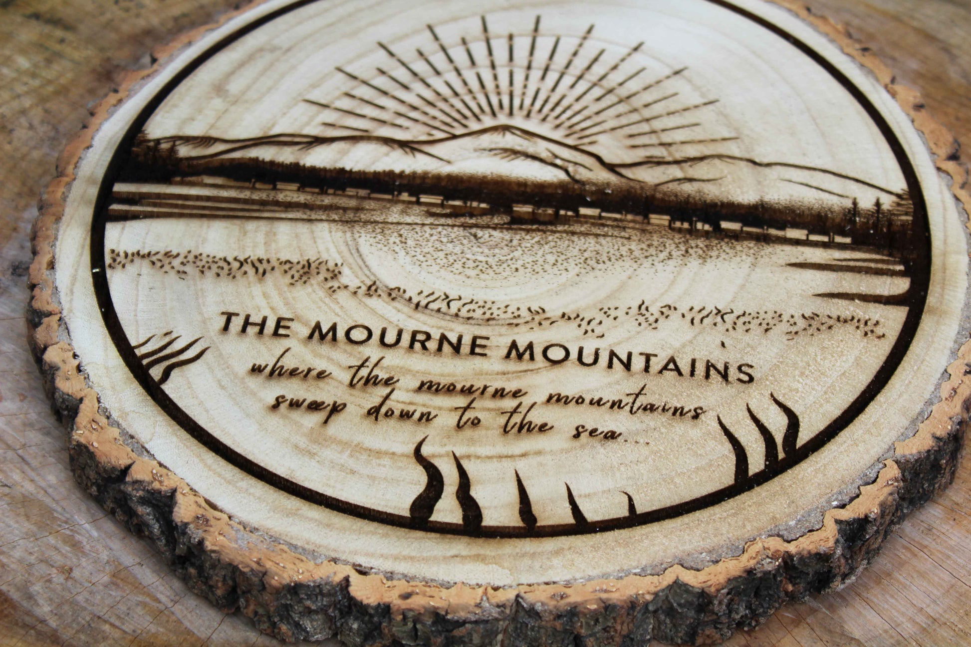 Mourne Mountains Log Slice image 2