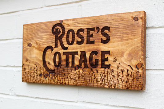 Personalised Wildflower Sign image 0