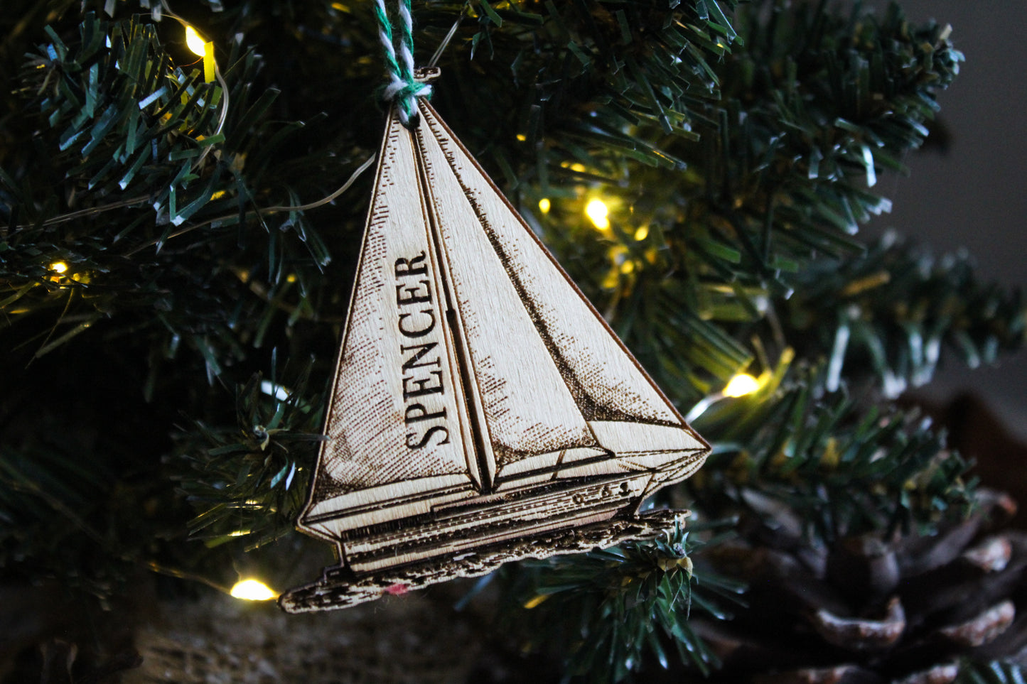 Sail Boat Bauble image 4