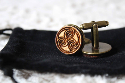 Celtic Triskelion Cufflinks image 0