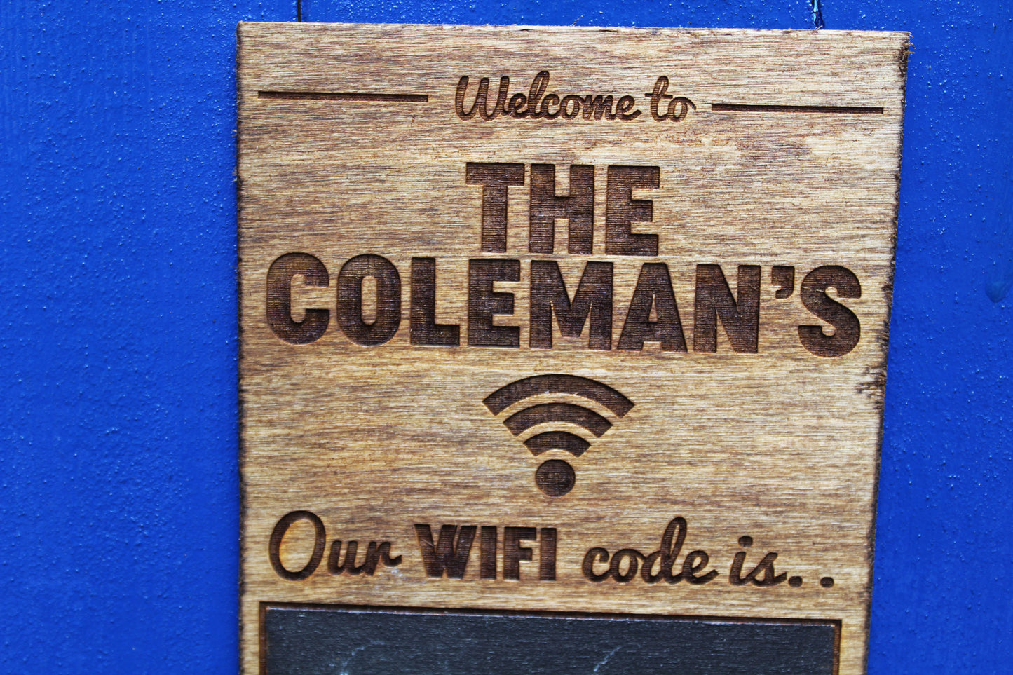 Personalised WiFi Sign image 3