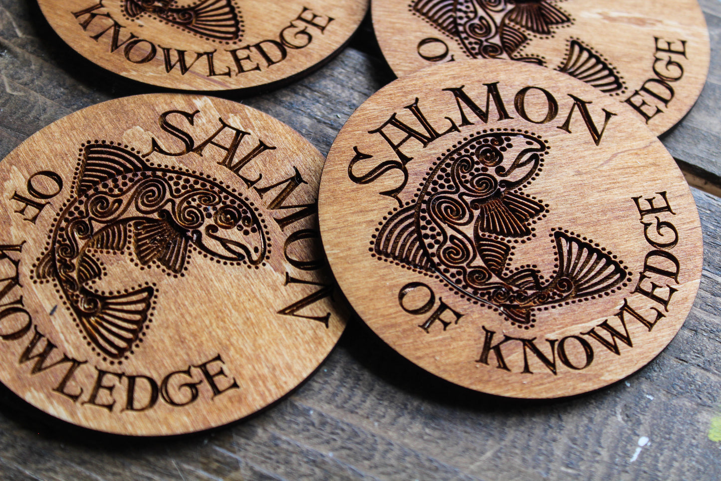 Salmon Of Knowledge Coasters image 5