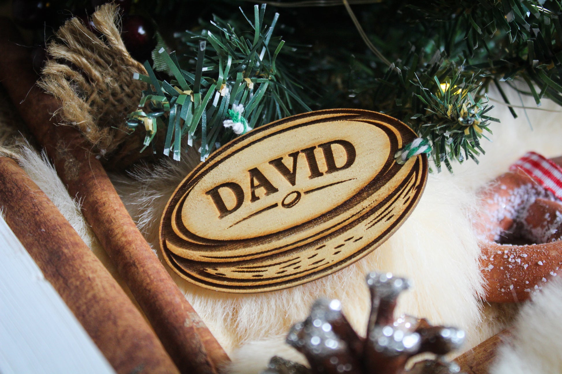 Rugby Ball Bauble image 0