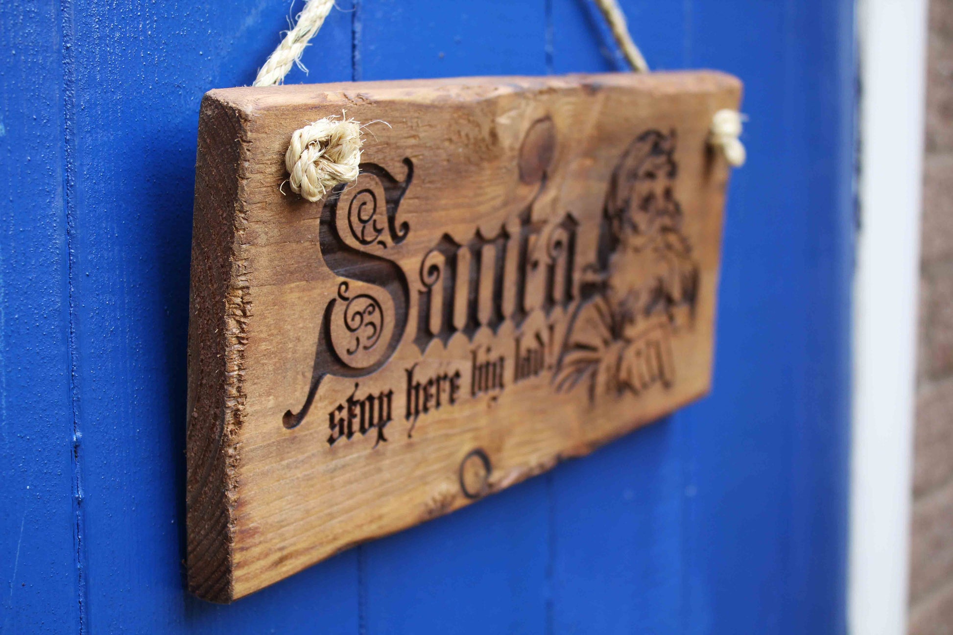 Santa Stop Here Sign image 4