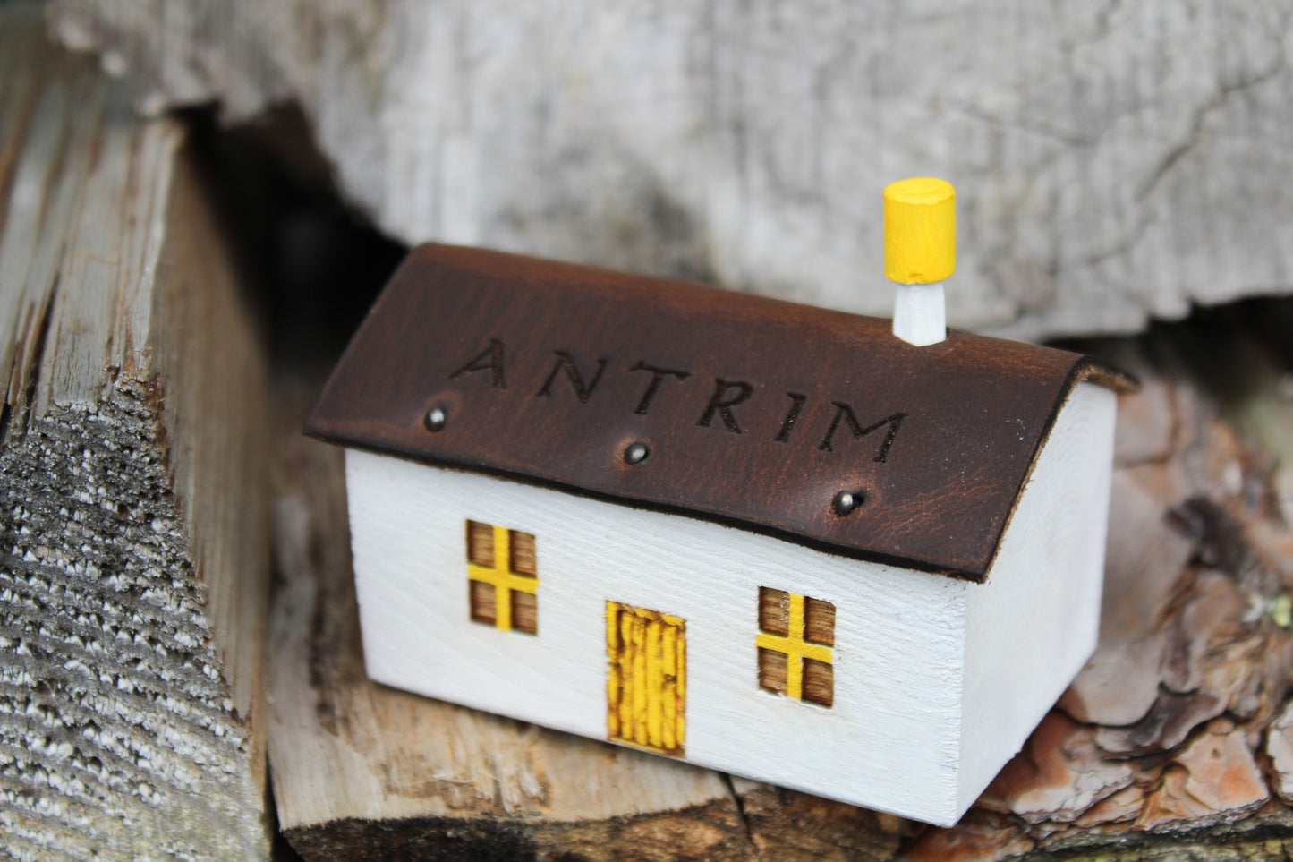 Hand Carved Irish County Cottages