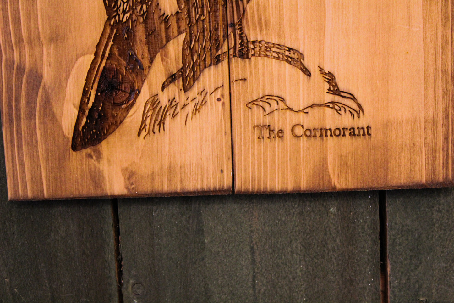 Cormorant Panel Art
