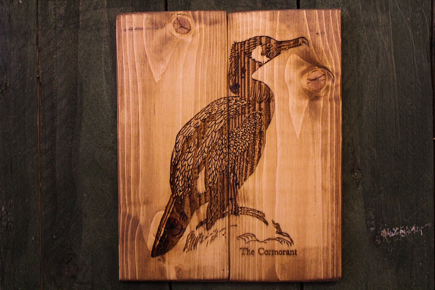 Cormorant Panel Art