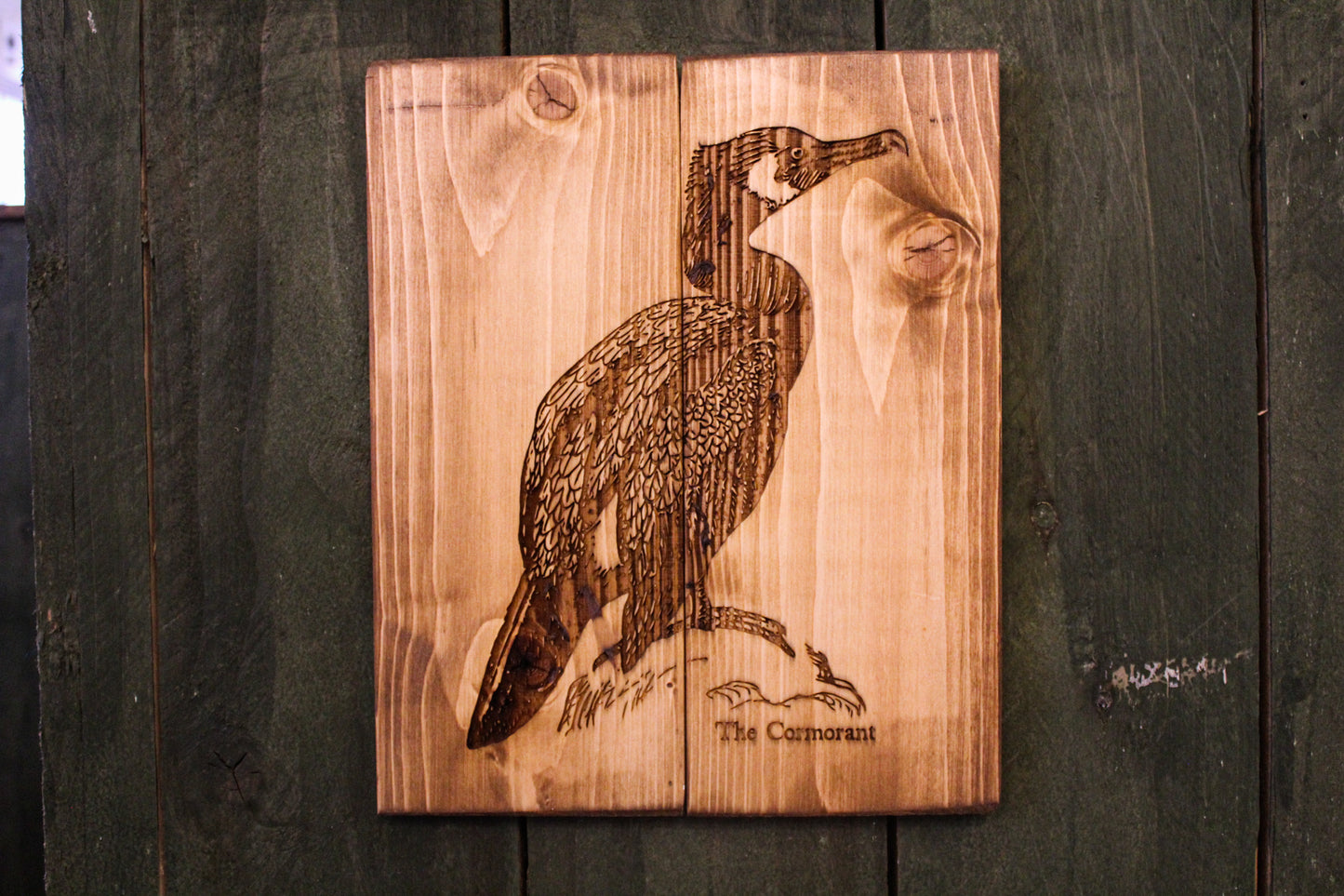 Cormorant Panel Art