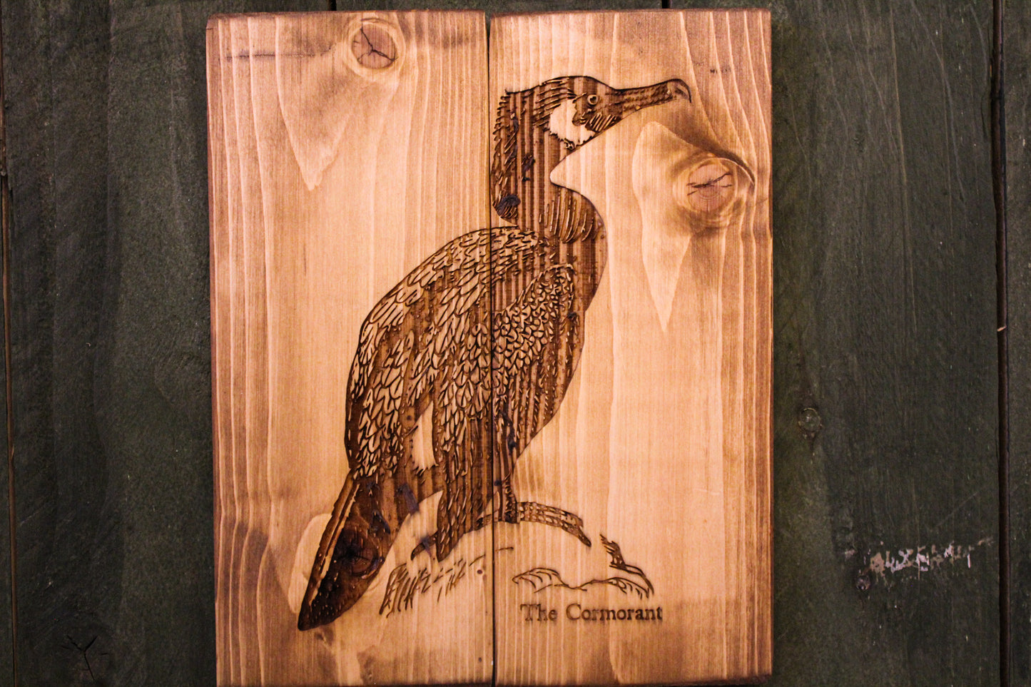 Cormorant Panel Art