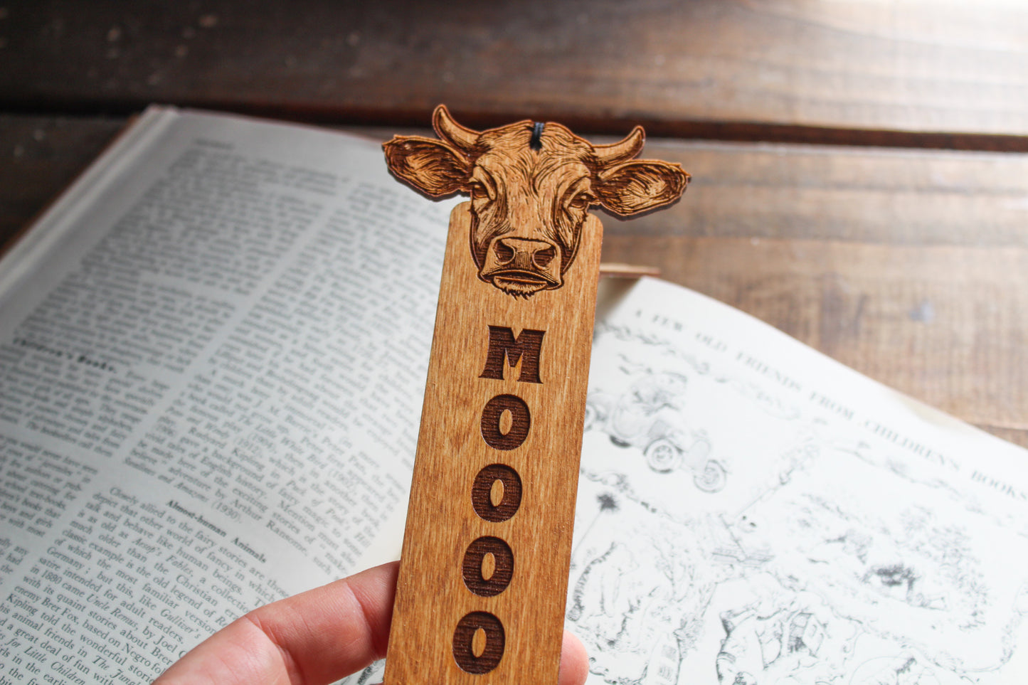 Cow Bookmark