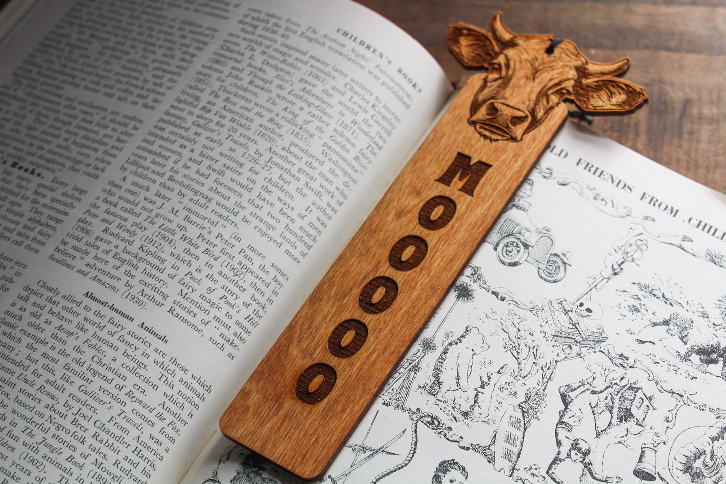 Cow Bookmark