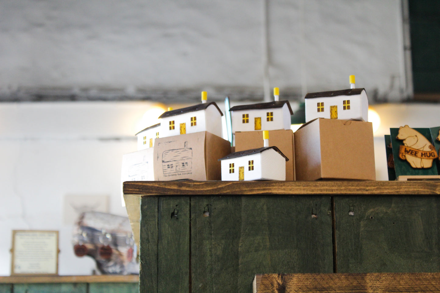 Hand Carved Irish County Cottages