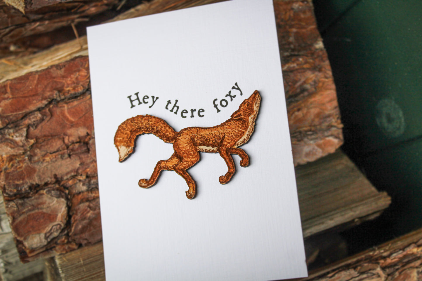 Hello There Foxy Greeting Card