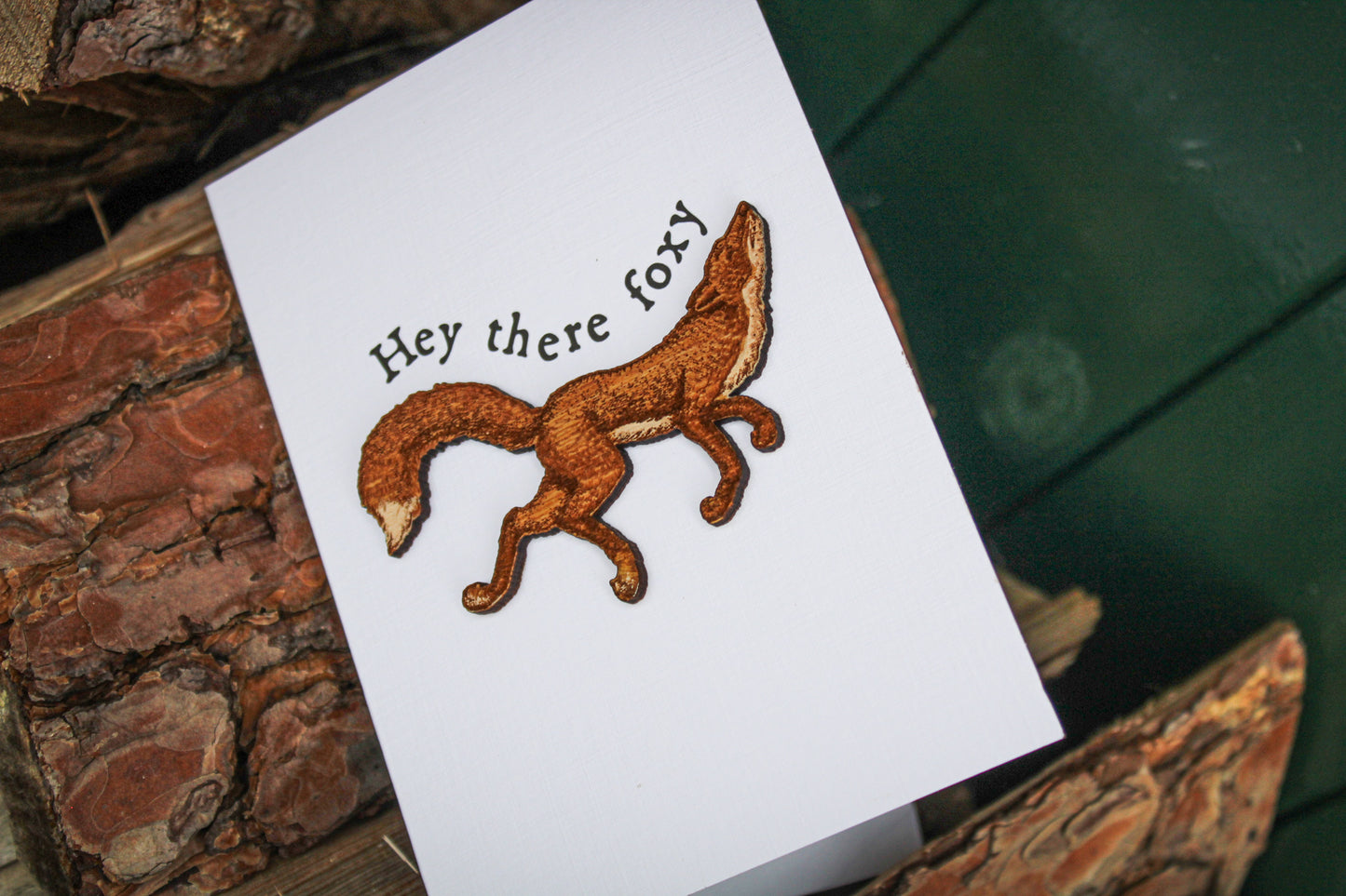 Hello There Foxy Greeting Card