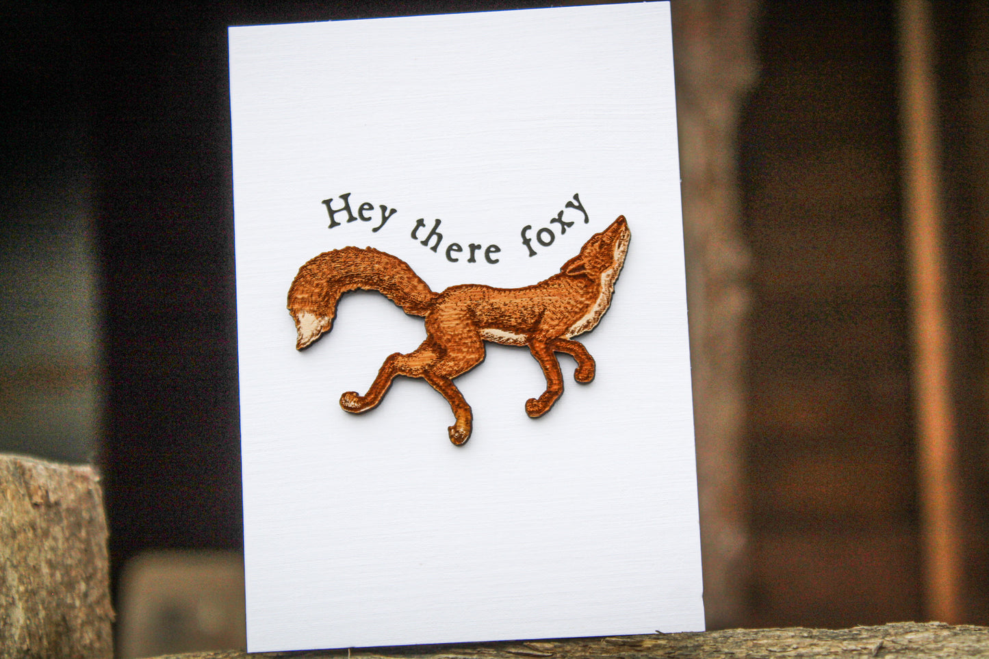 Hello There Foxy Greeting Card