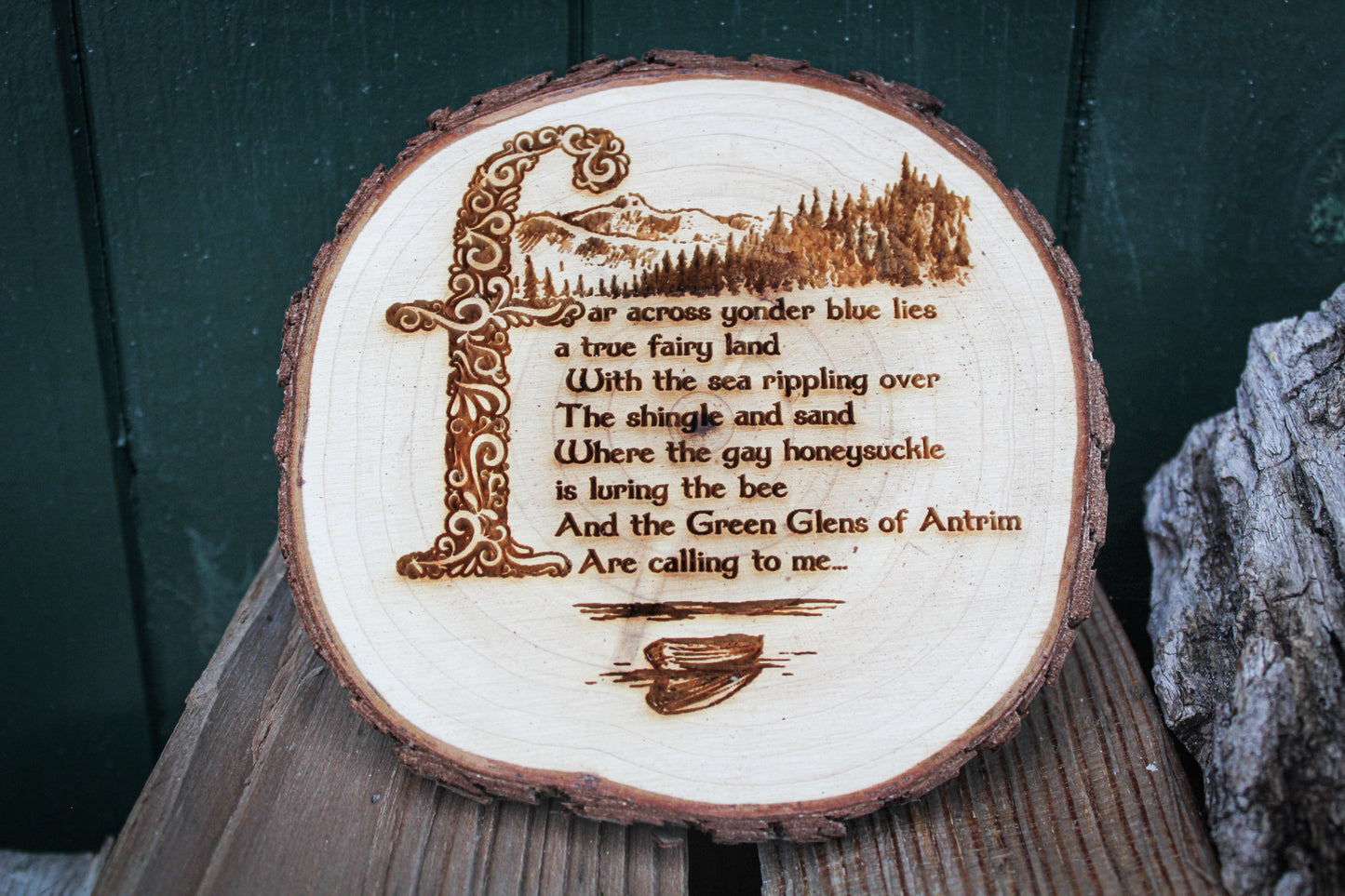 Glens Of Antrim Log Slice