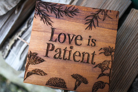 Love Is Patient Ring Box