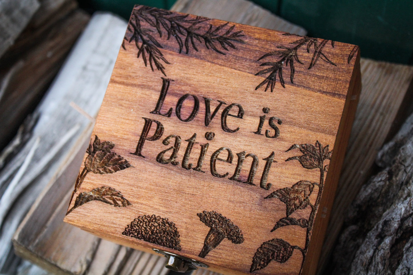 Love Is Patient Ring Box