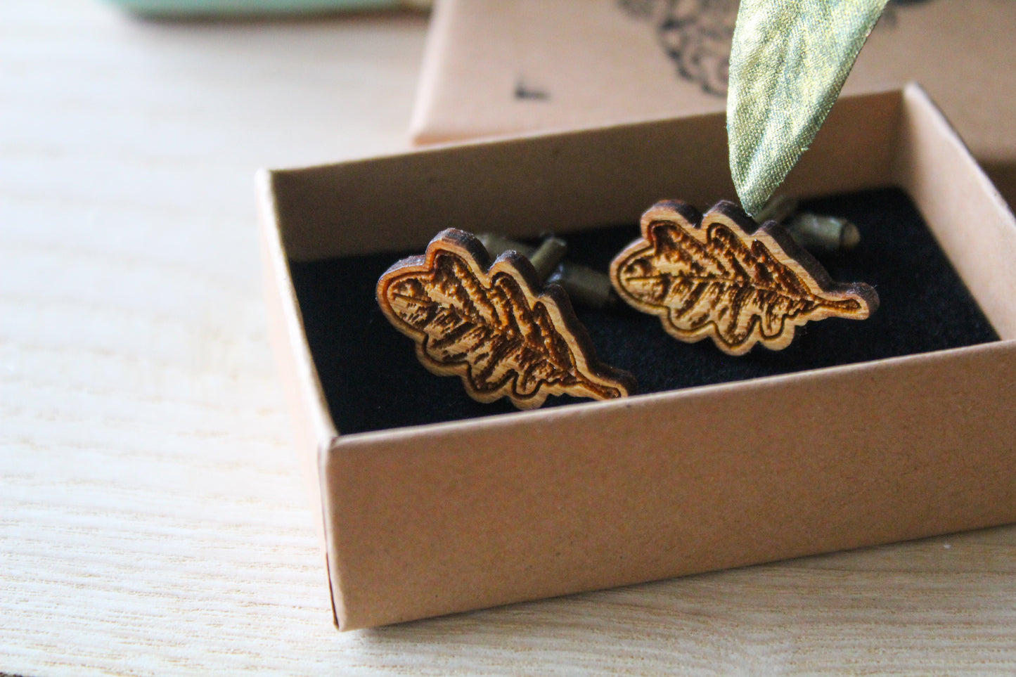 Oak Leaf Cufflinks