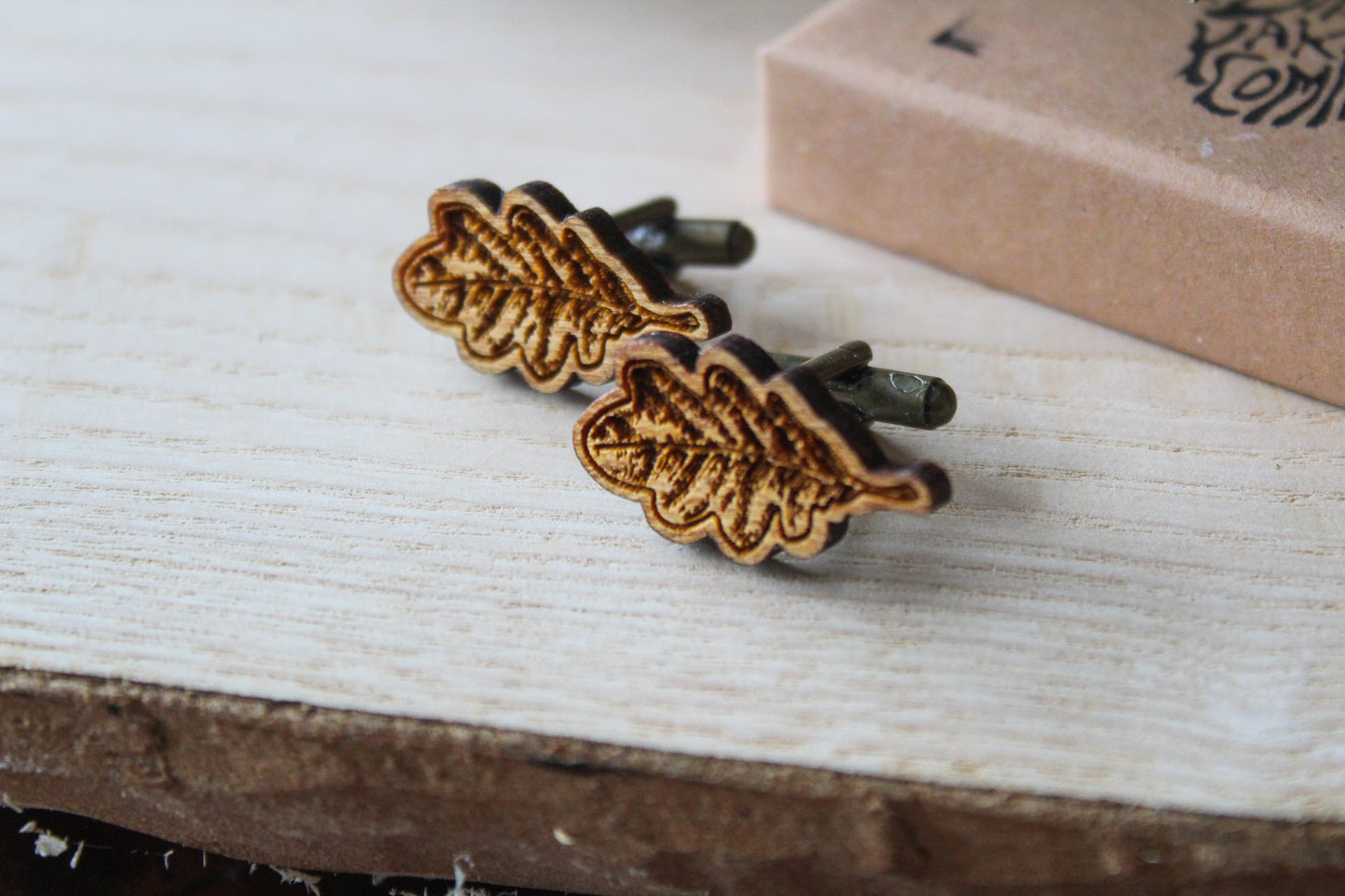 Oak Leaf Cufflinks