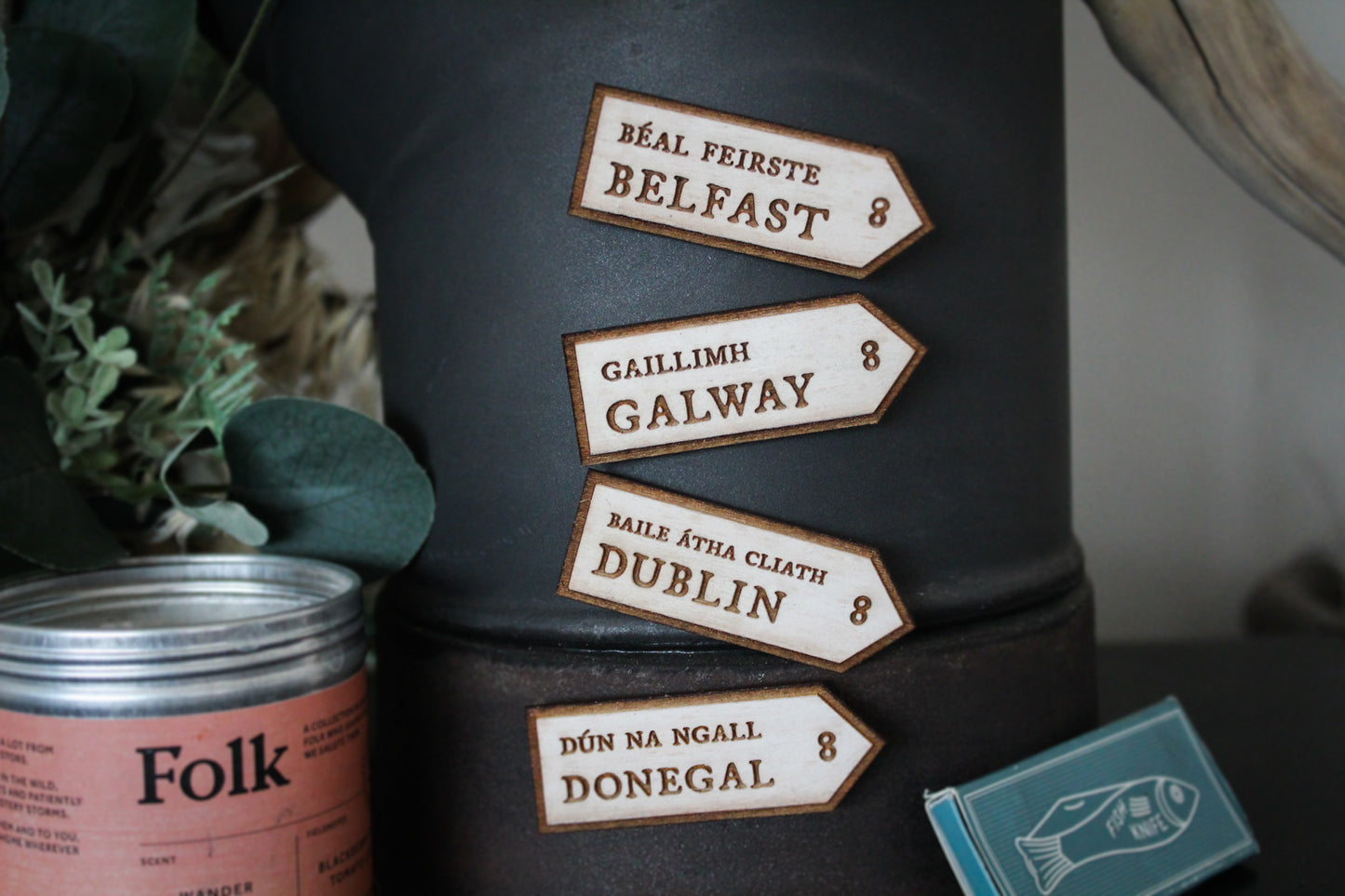 Road Sign Magnet