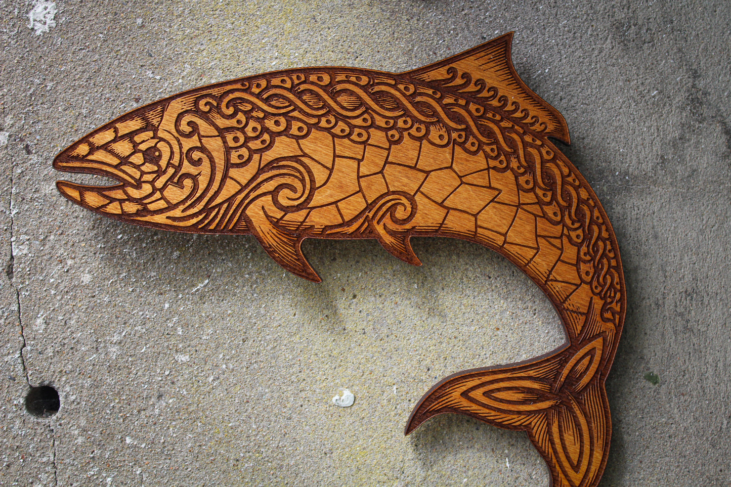 The Salmon Of Knowledge Wall Hanging