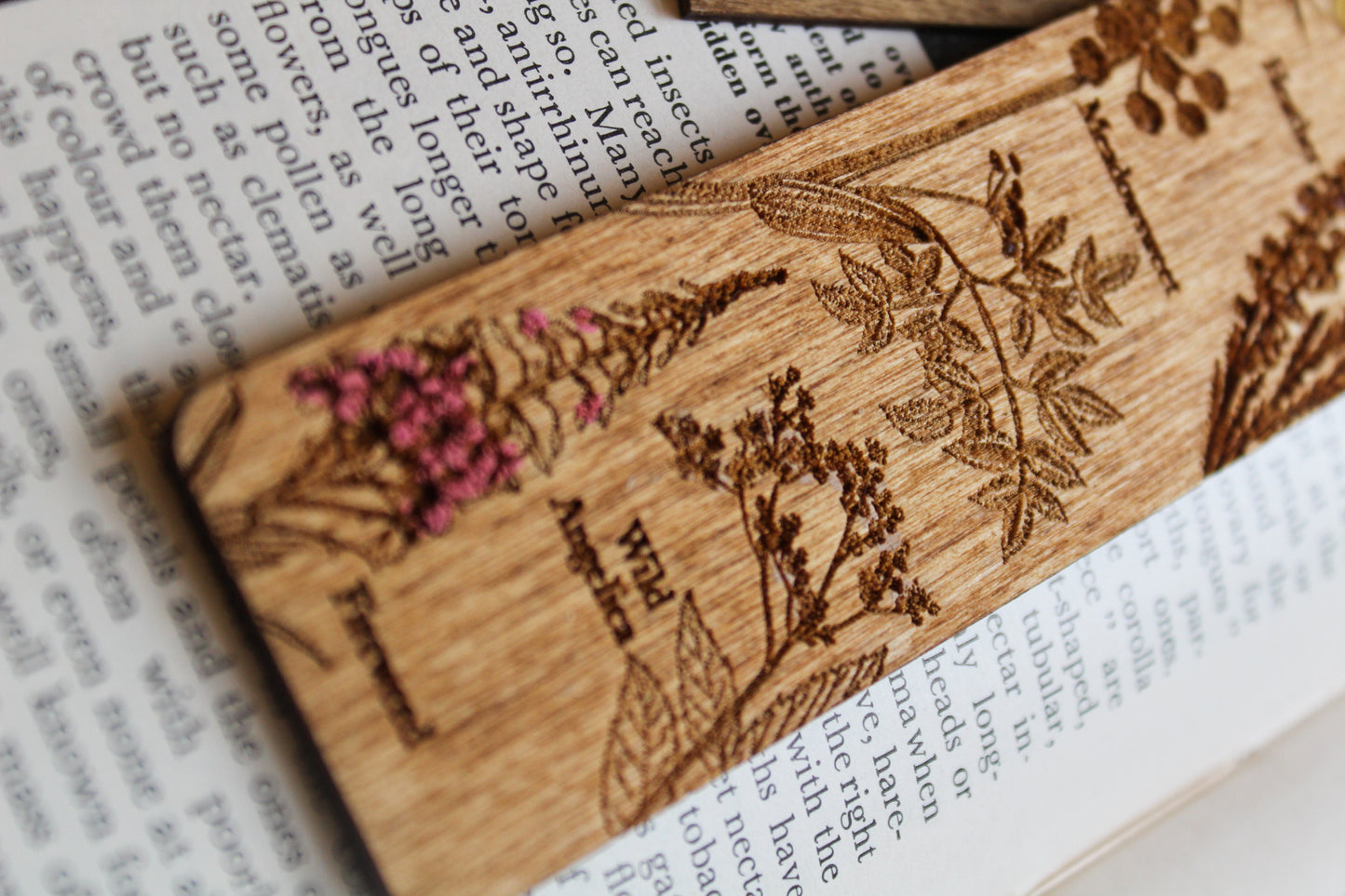 Irish Wildflowers Bookmark
