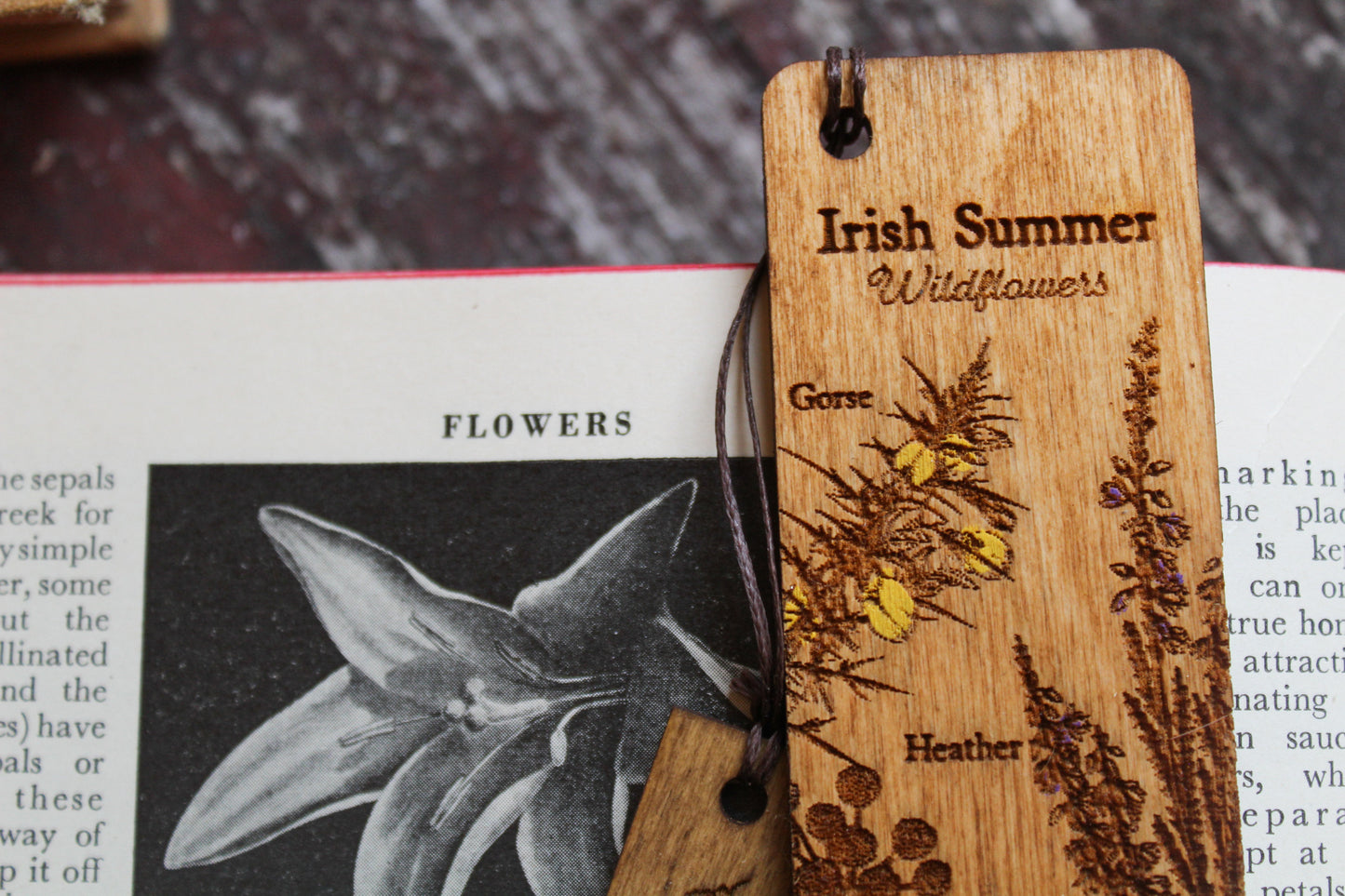 Irish Wildflowers Bookmark