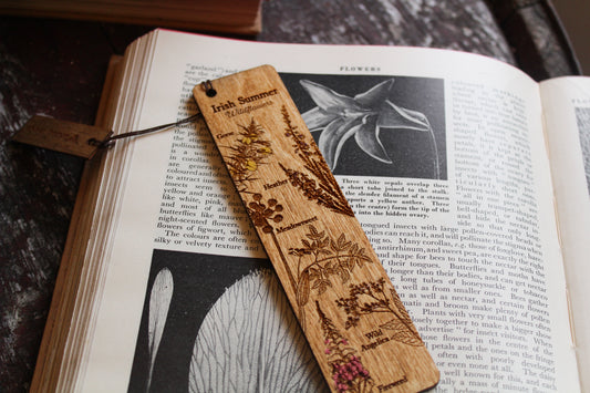 Irish Wildflowers Bookmark