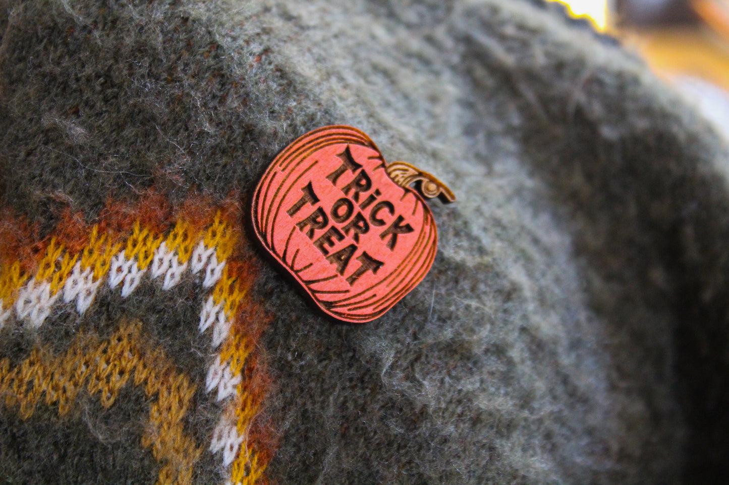 Trick or Treat Pumpkin Pin image 4