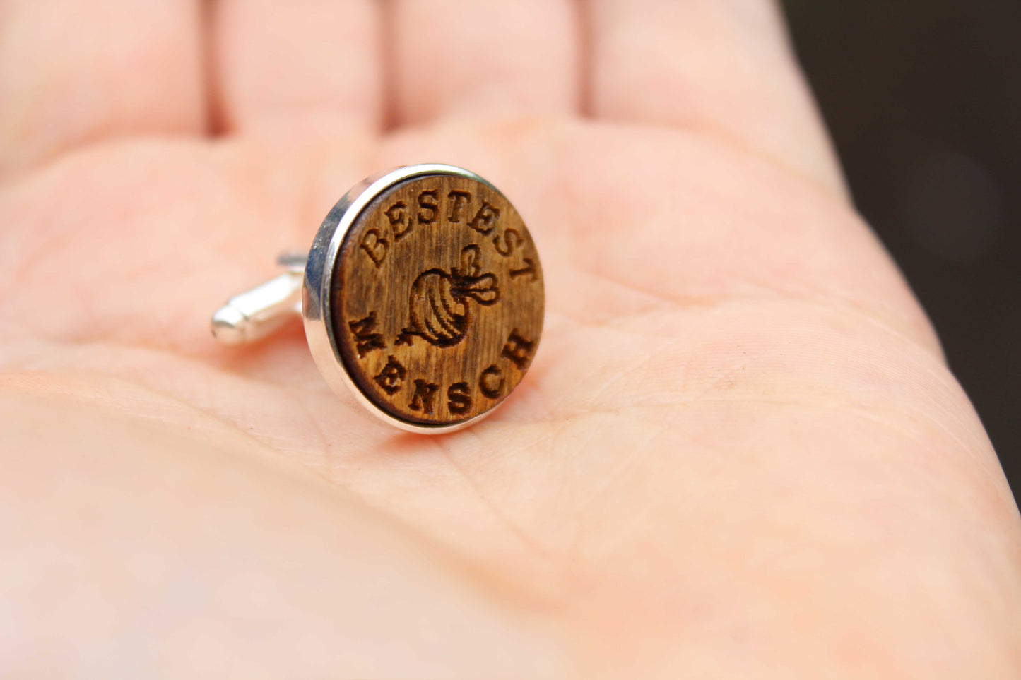 Bestest Mensch Cufflinks image 4