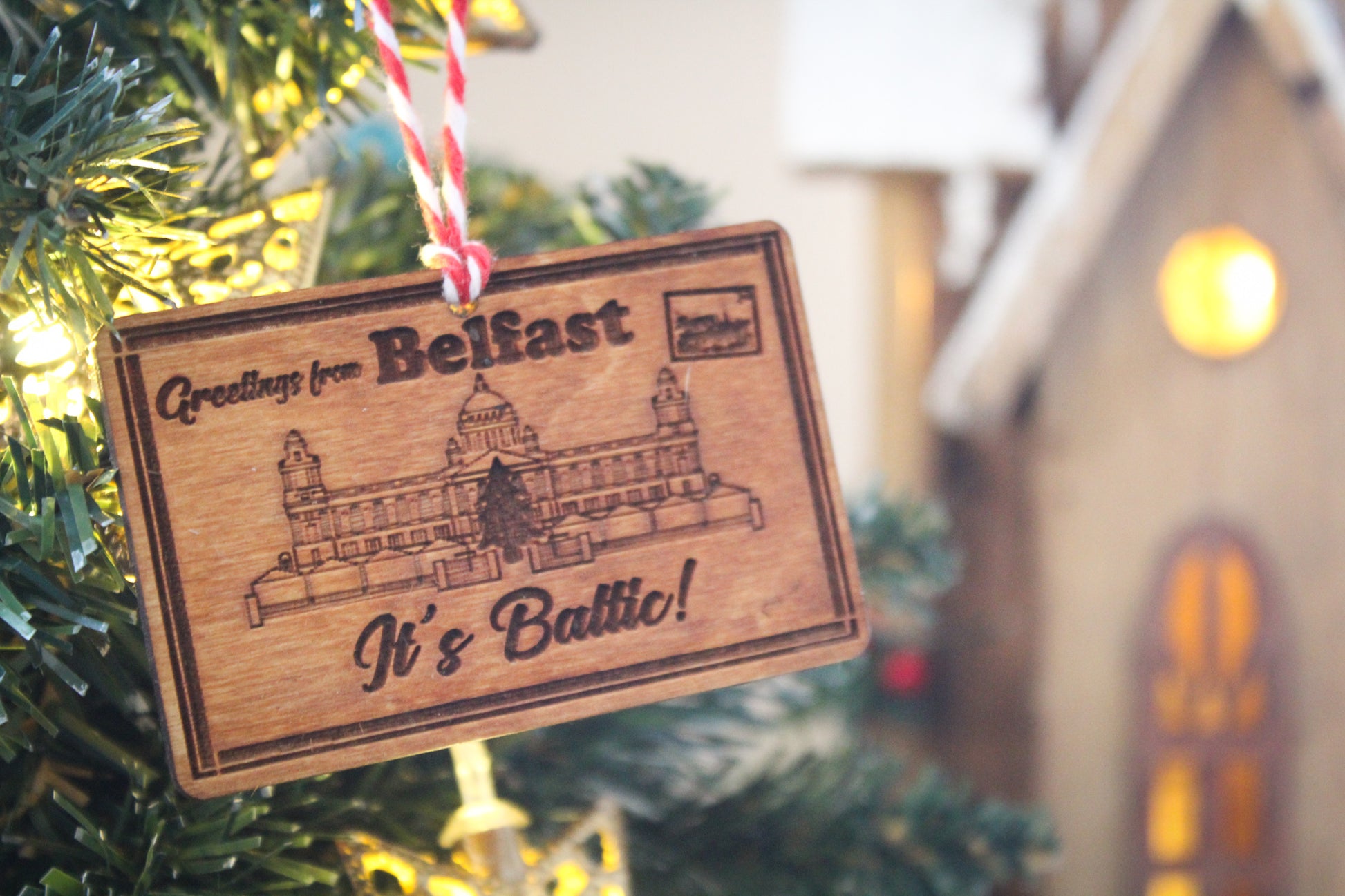 Belfast Postcard Bauble image 7