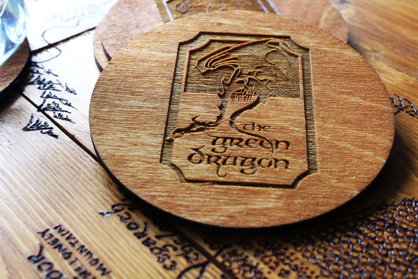 The Green Dragon Coasters image 1
