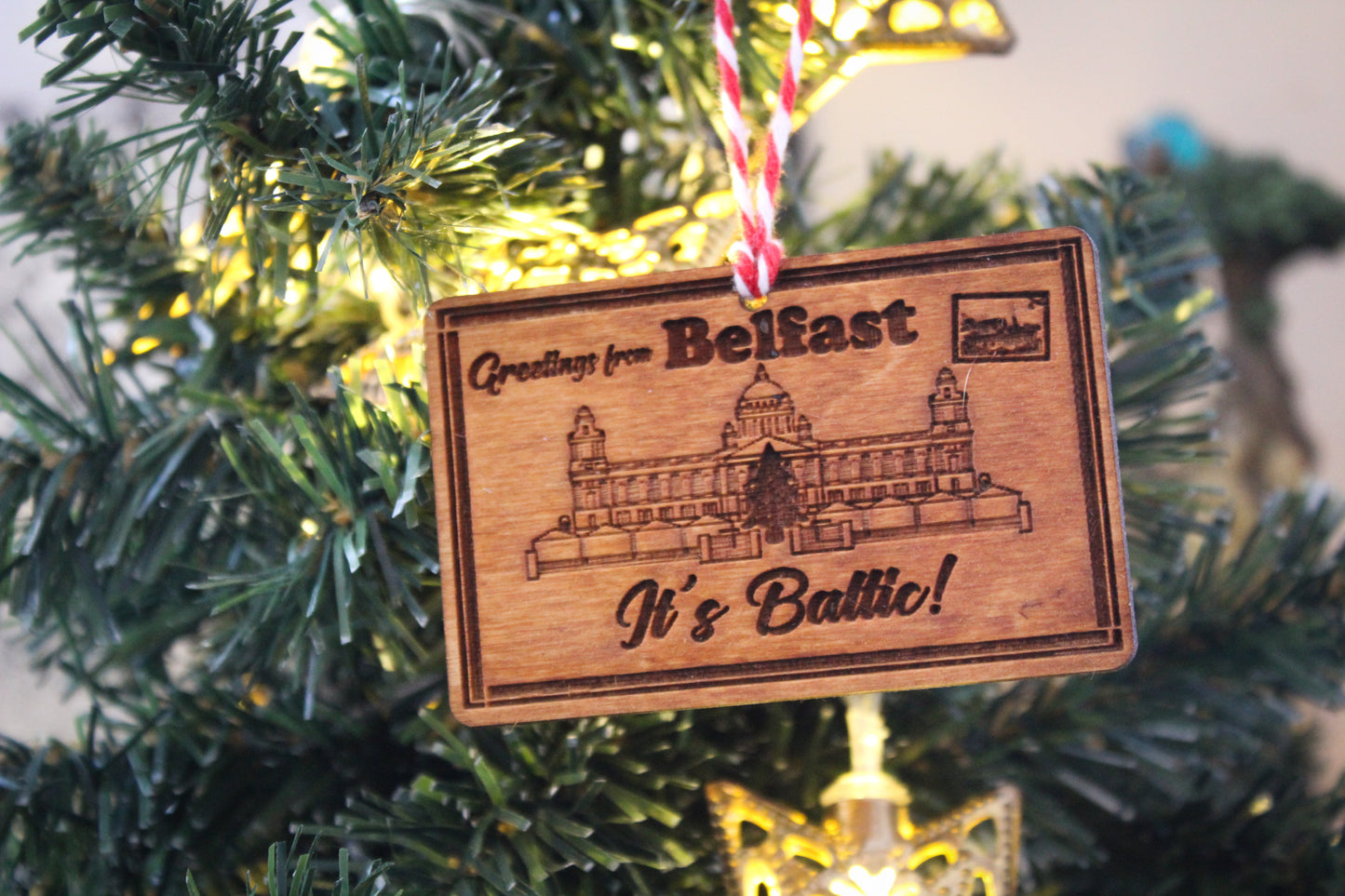Belfast Postcard Bauble image 1