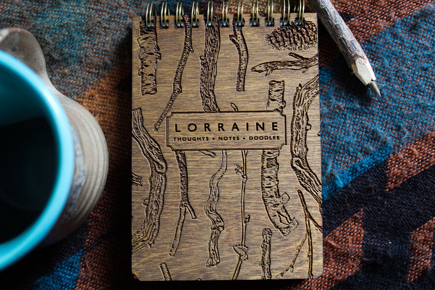 Personalised Twig Notebook image 4