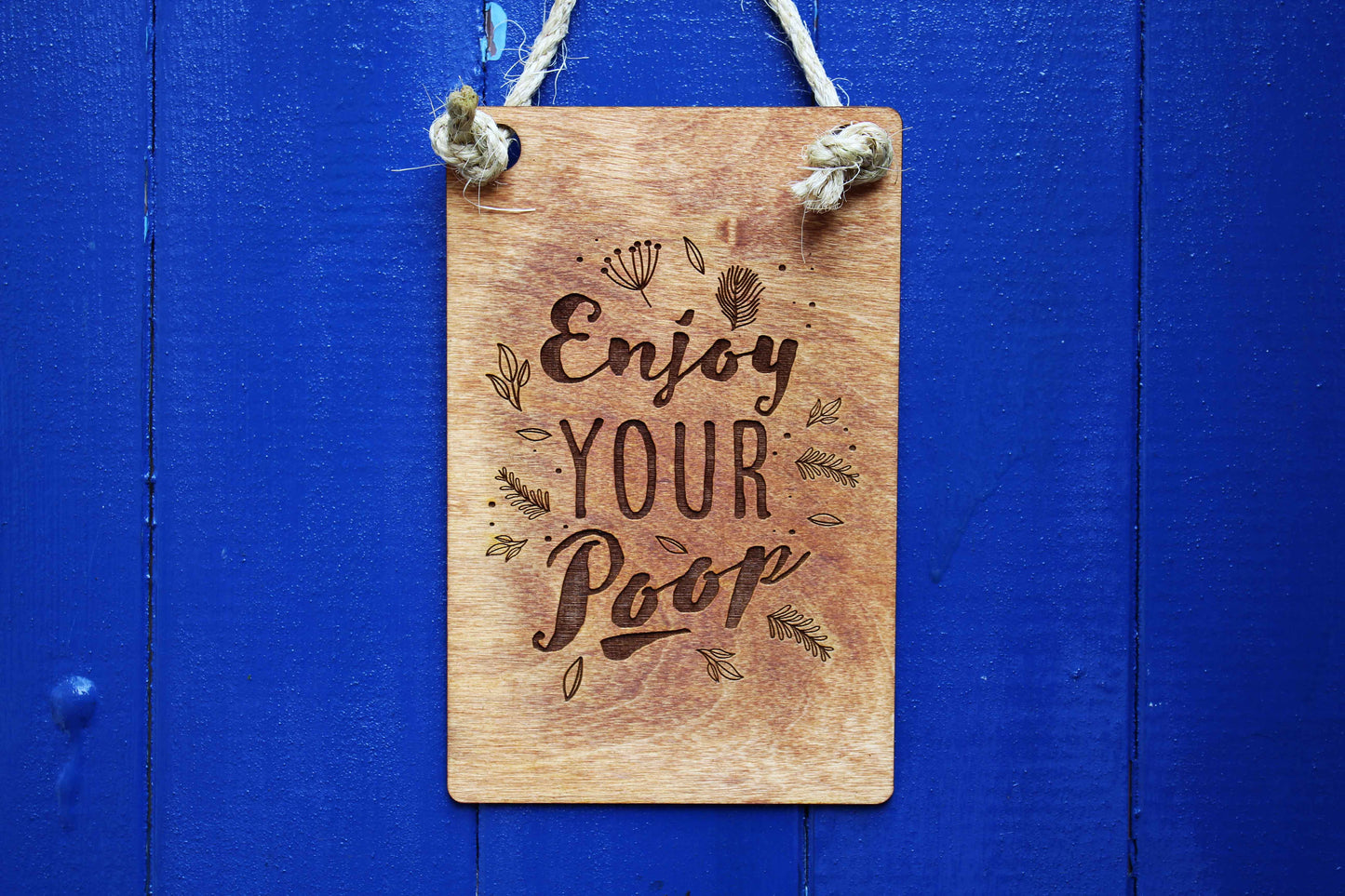 Enjoy Your Poop Sign image 1