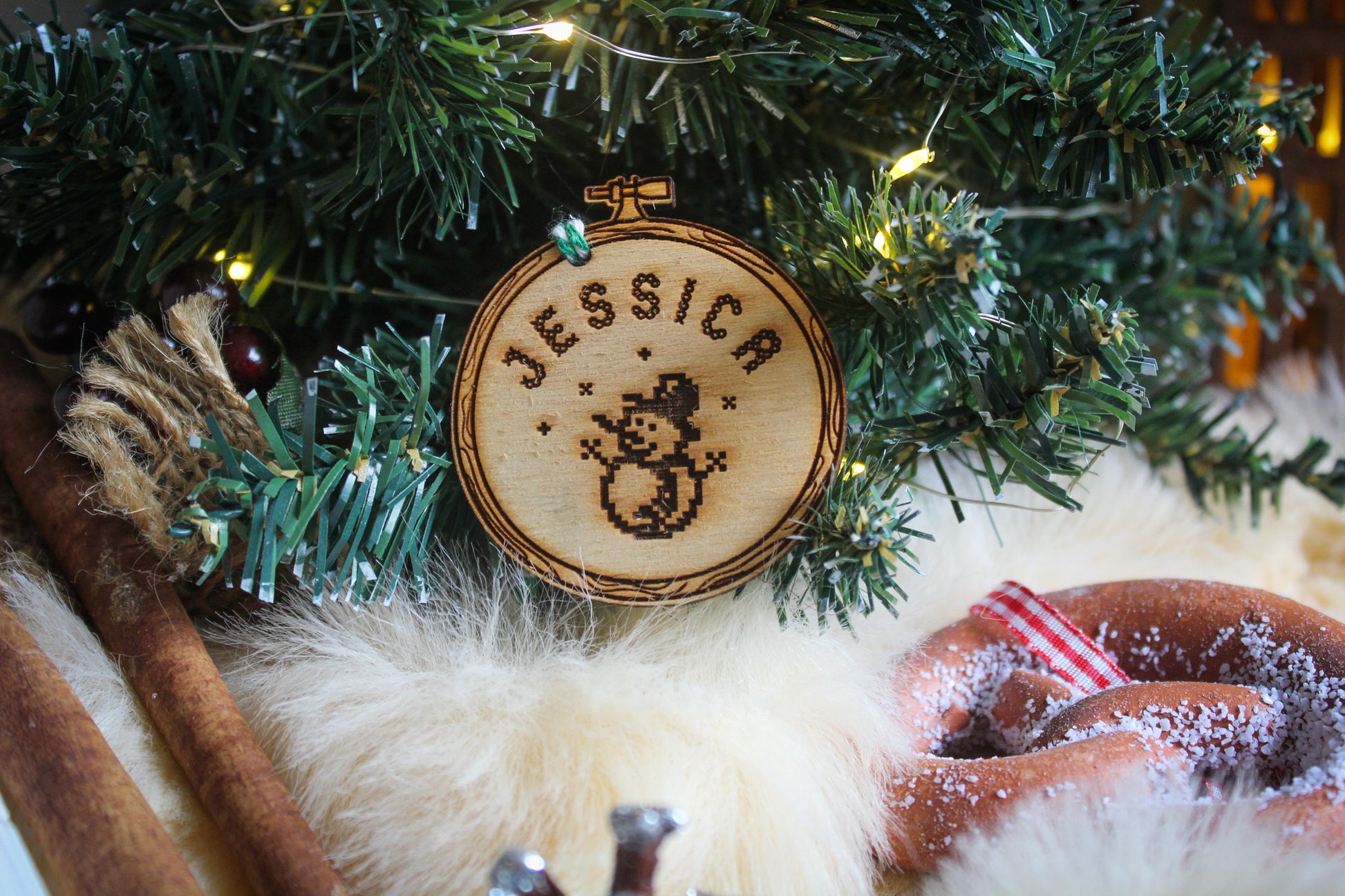 Embroidery Hoop Bauble image 2