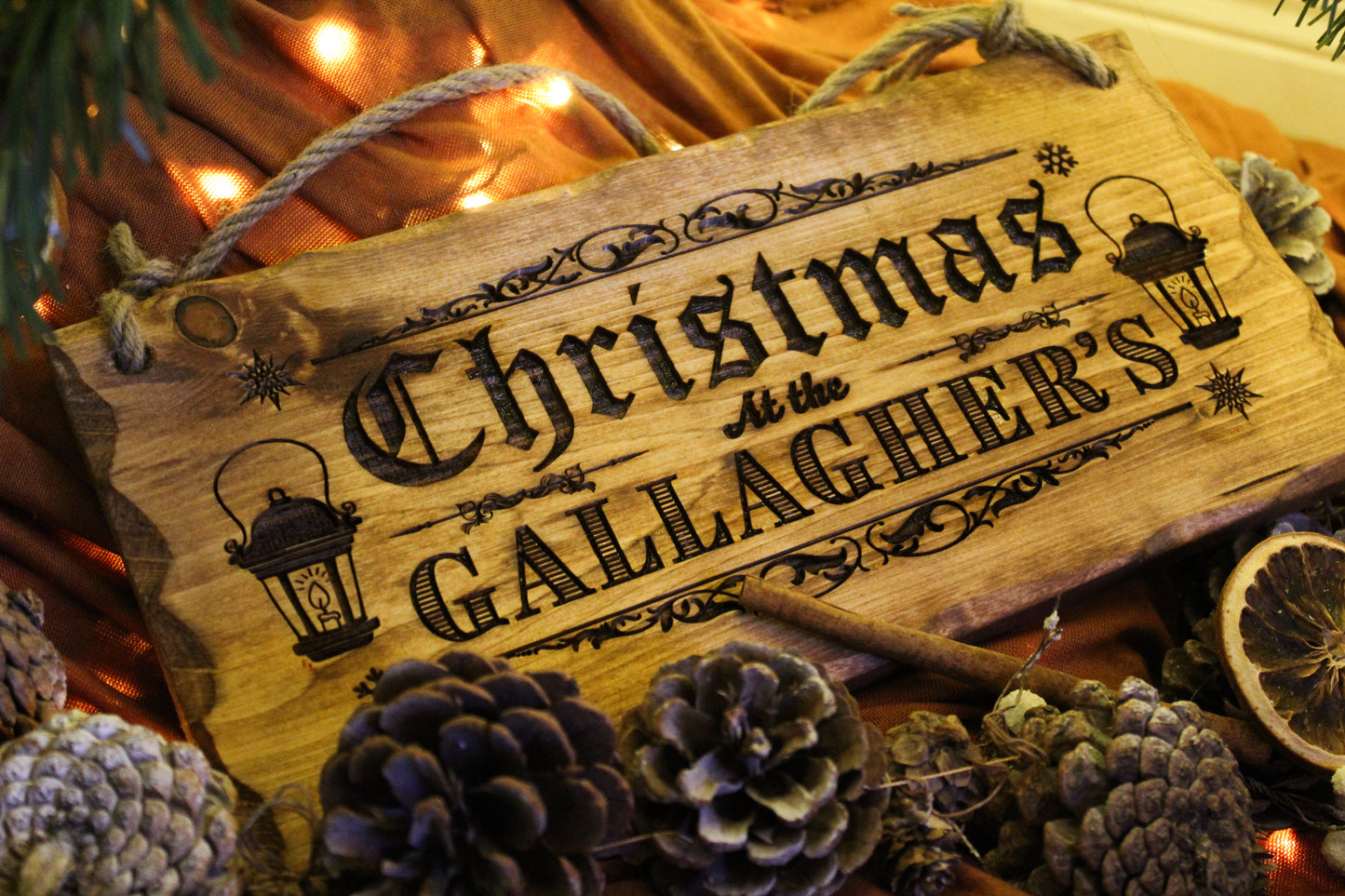 Personalised Family Christmas Sign image 2