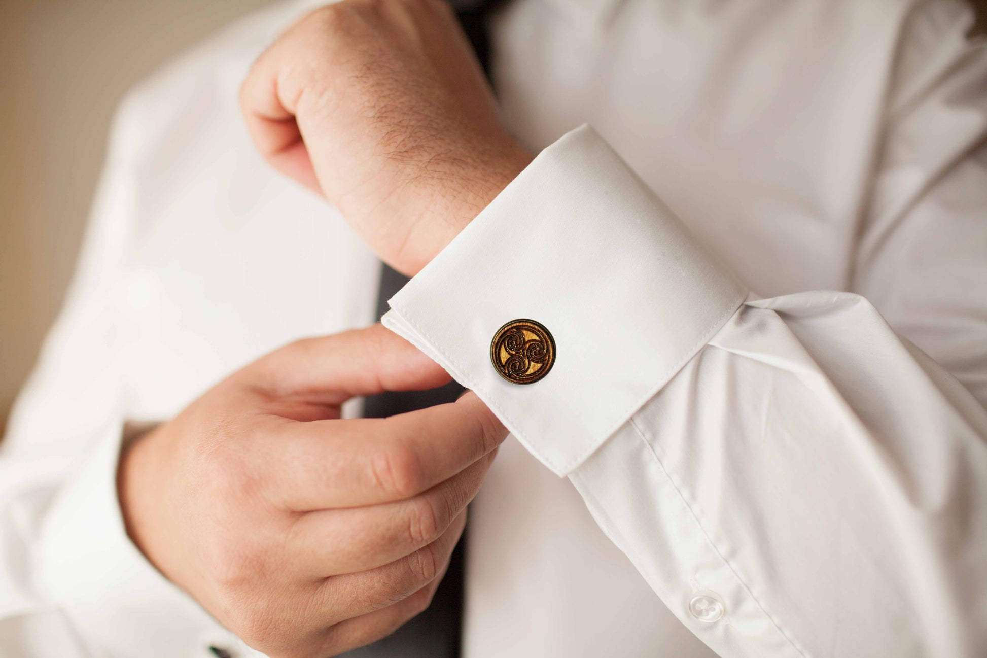 Celtic Triskelion Cufflinks image 1
