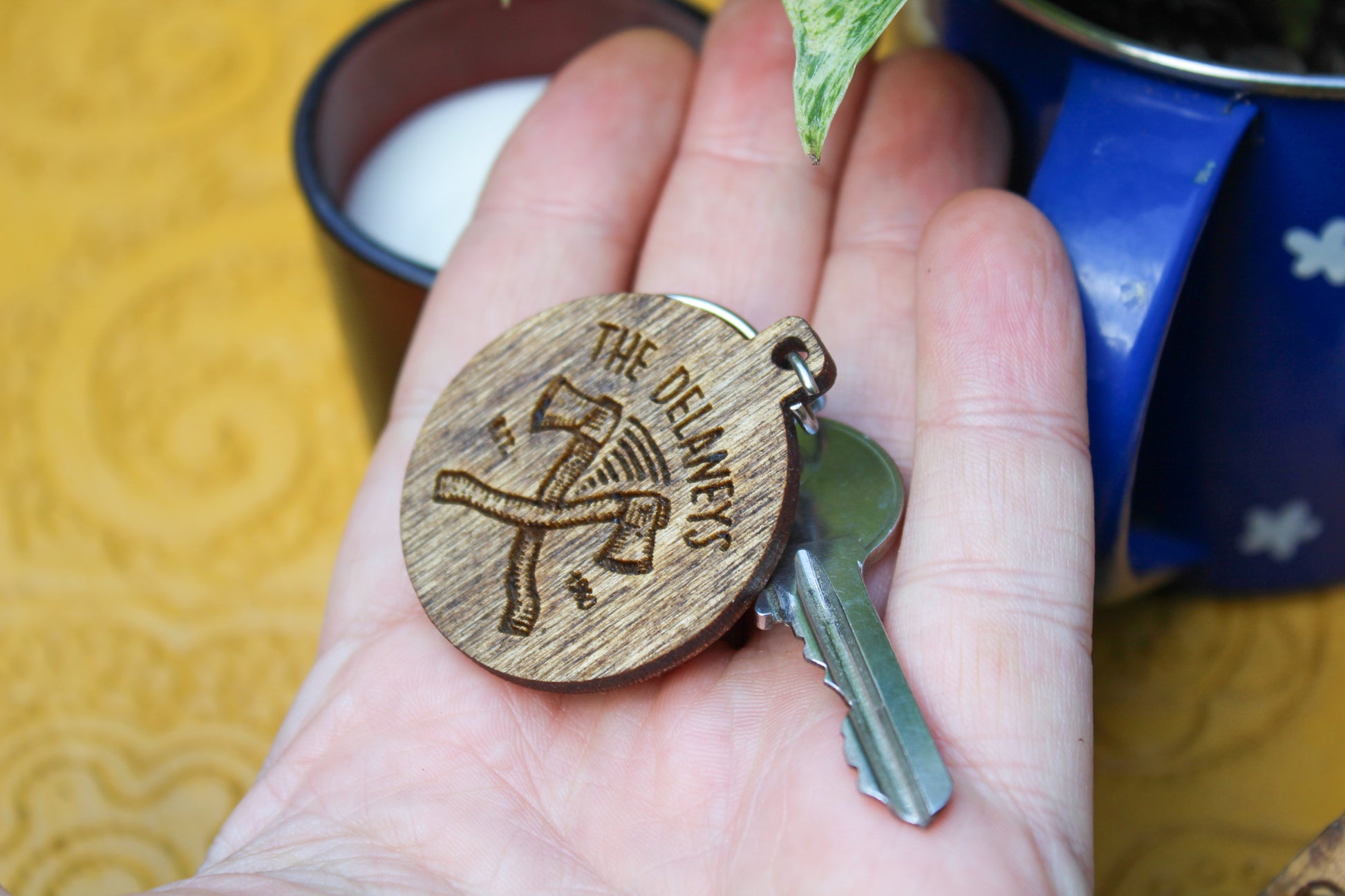 Personalised Family Axes Keyring image 4