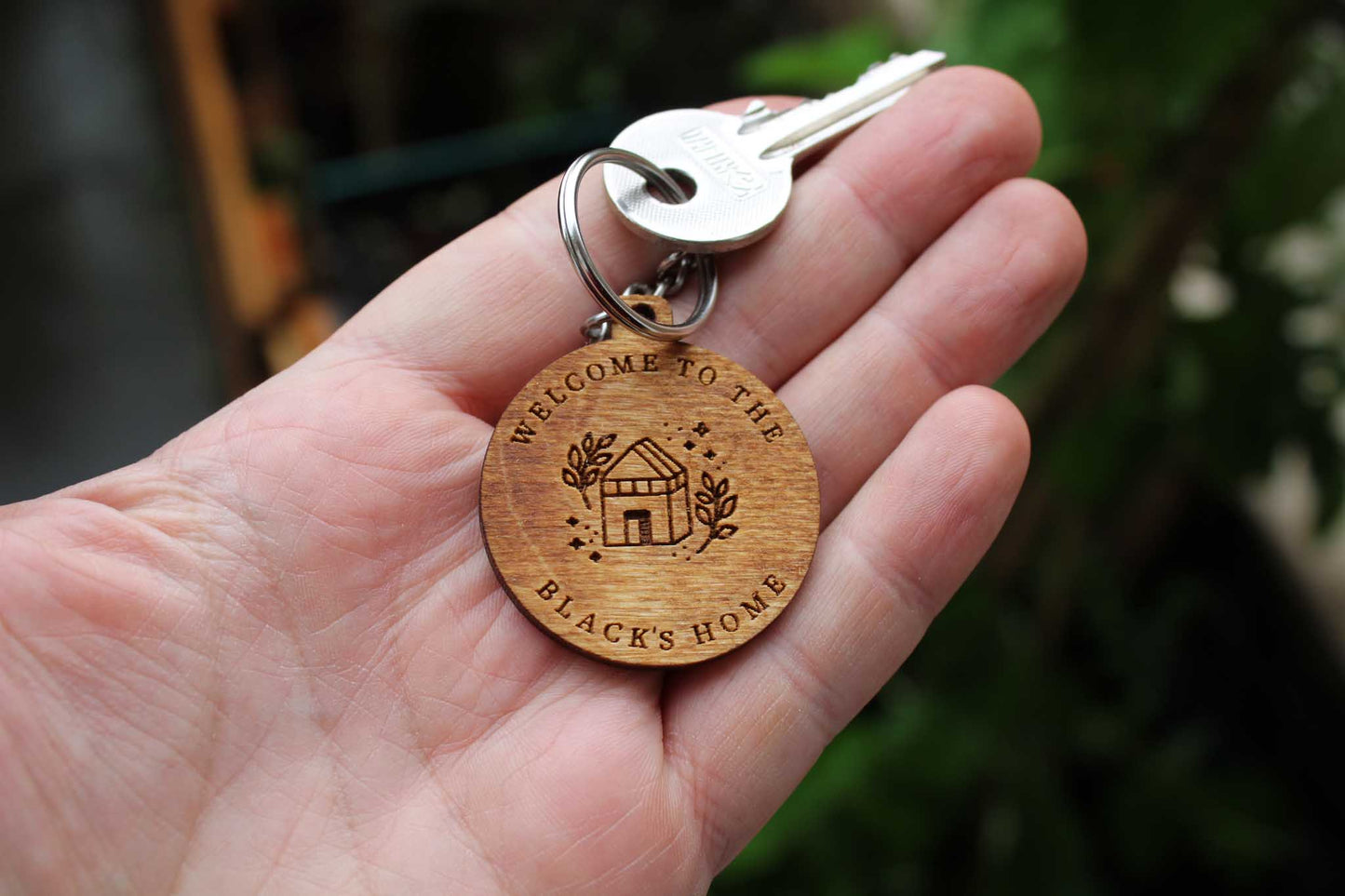 Personalised Family Welcome Keyring image 4