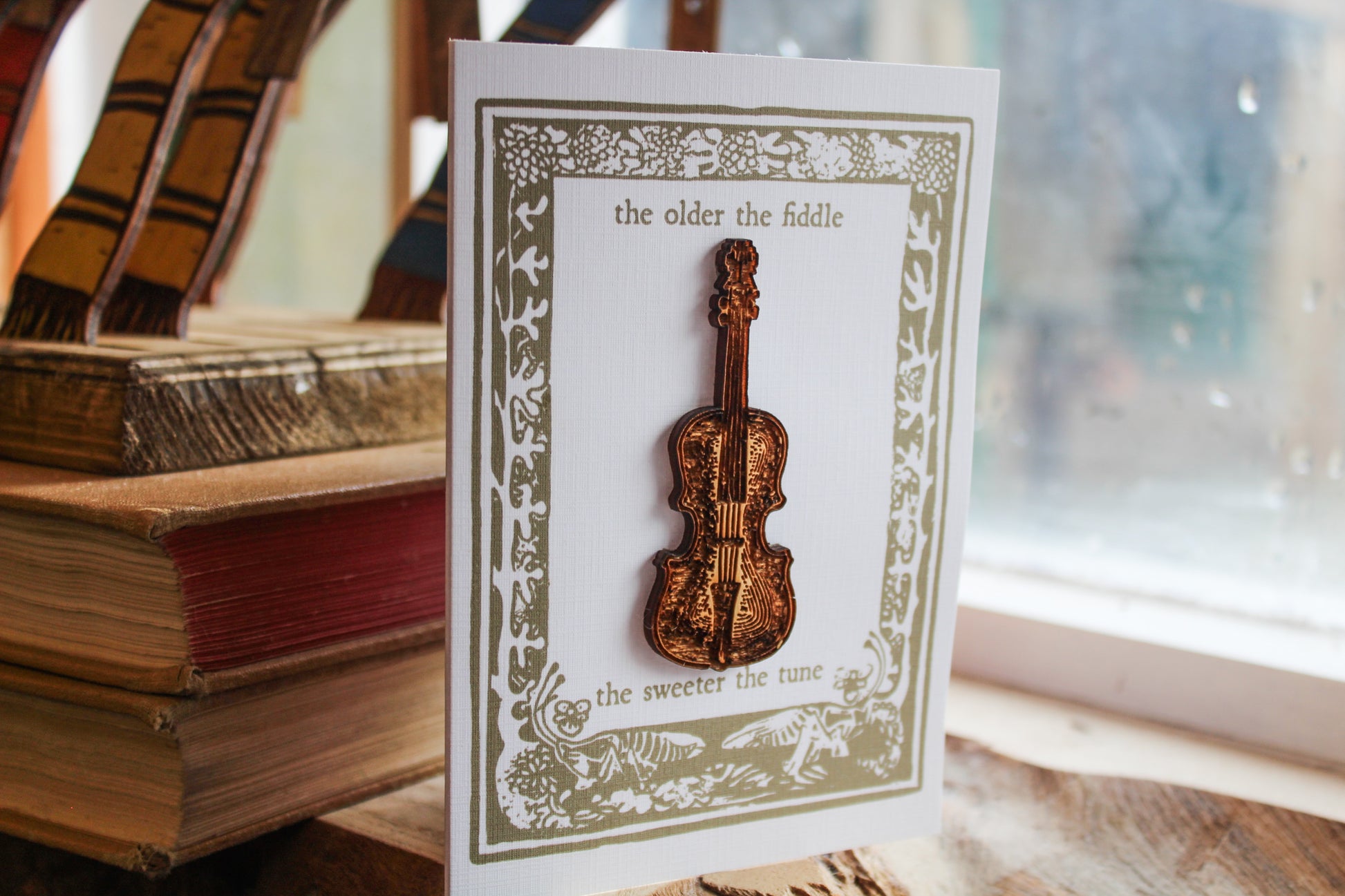 Fiddle Greeting Card image 1