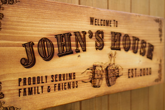 Personalised Bar Sign image 0
