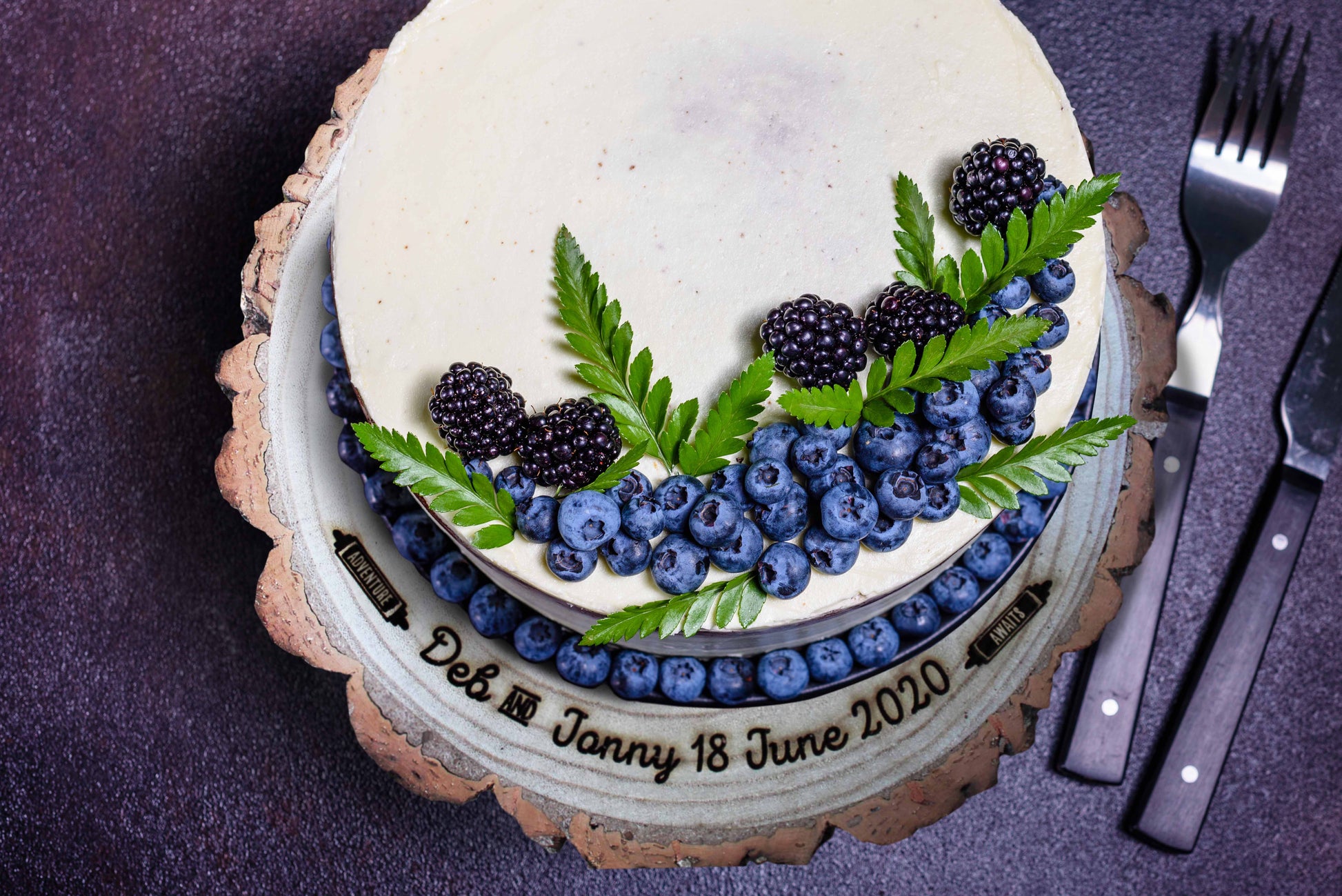 Adventure Log Slice Cake Display image 0