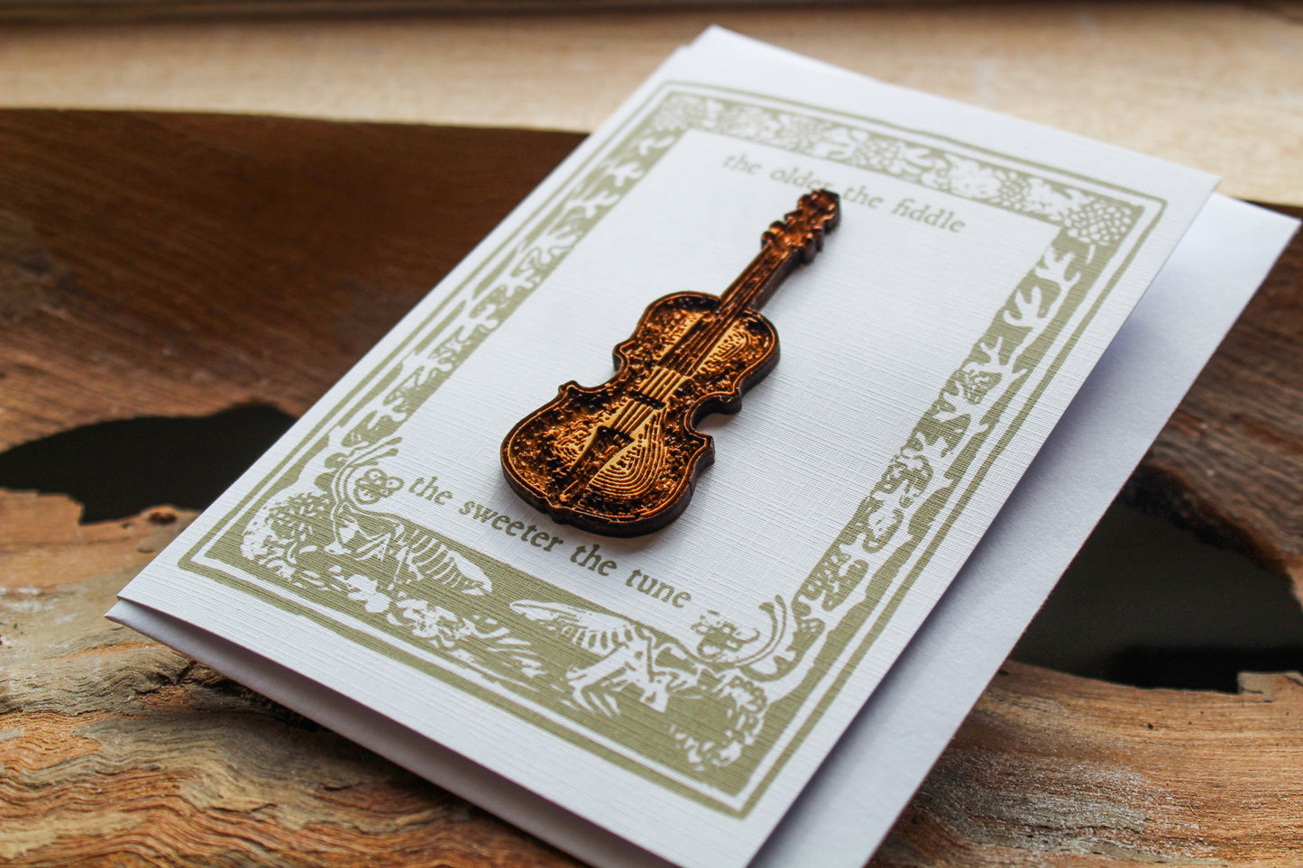 Fiddle Greeting Card image 4